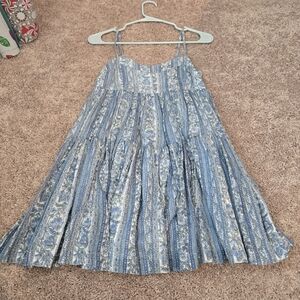 American Eagle Tiered Babydoll Mini Dress Small NWT